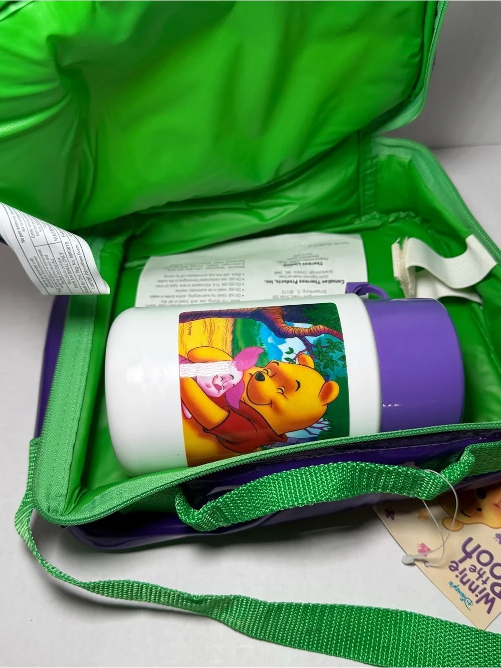 NEW NWT Vintage Disney Winnie The Pooh Tigger Lunchbox & Thermos